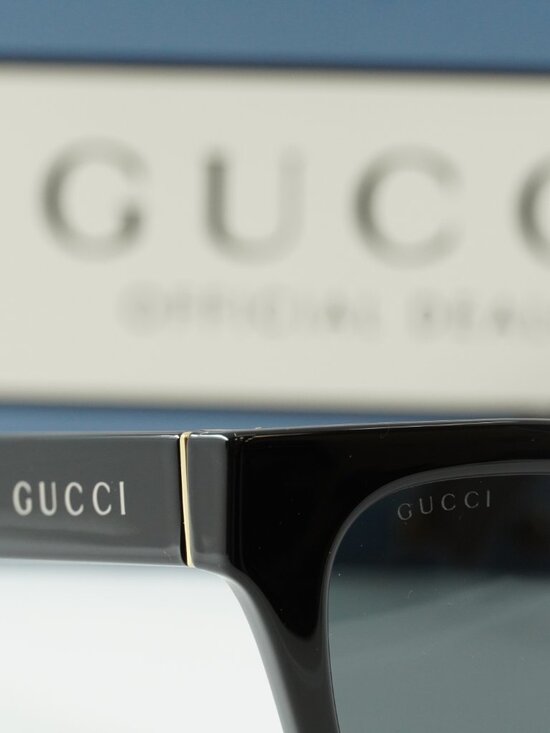 Gucci GG1133S 001 Women Cat Eye Sunglasses - Black / Grey main image 5